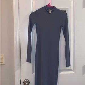 Long Sleeve, High Neck Dress